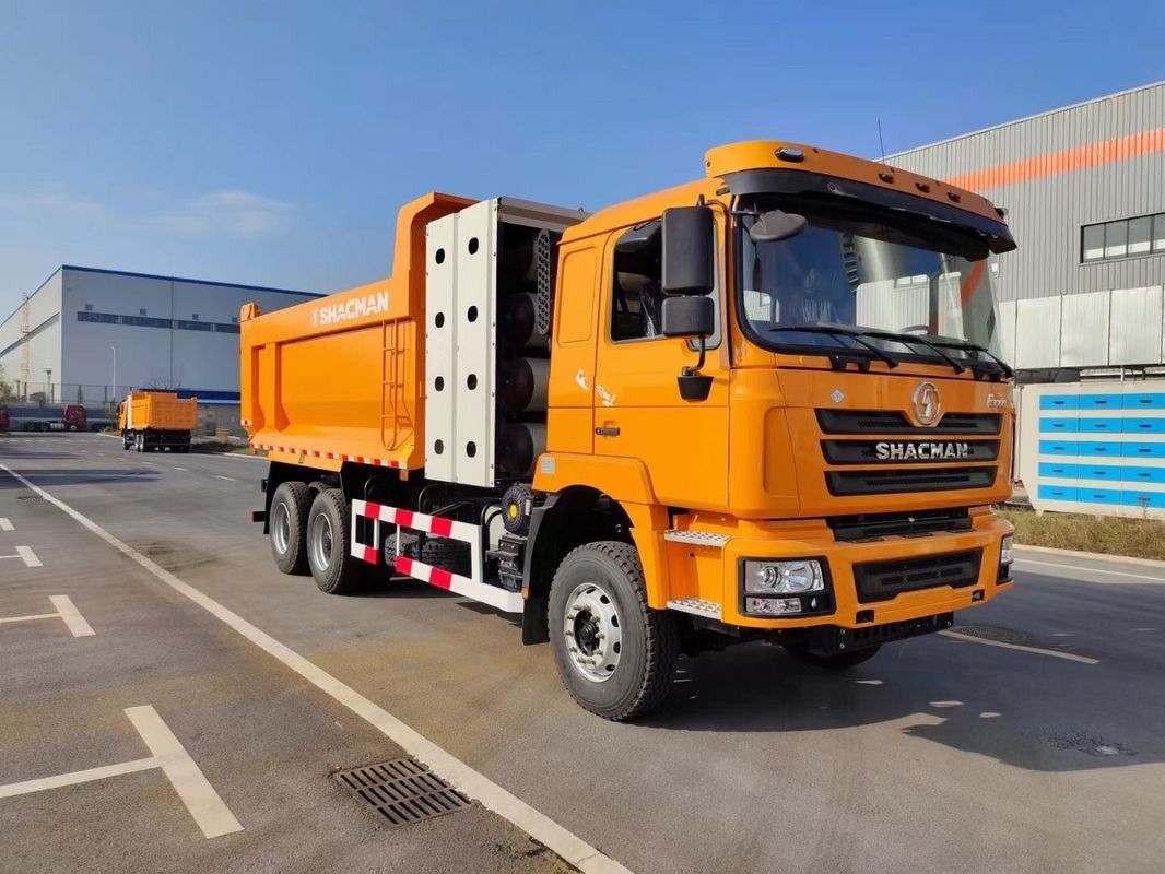 SHACMAN F3000 6x4 CNG Dump Truck 10JSD180 QH50 σπλήν μετάδοση 340 Hp/430Hp 12.00R20 ελαστικά