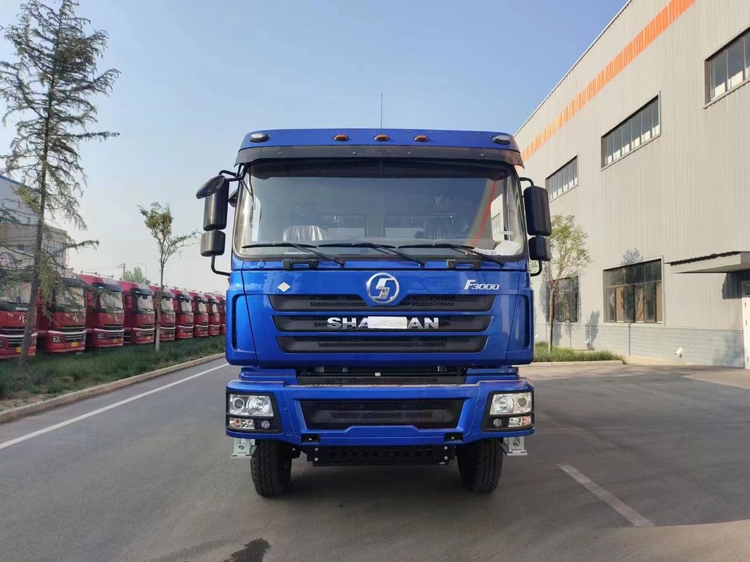 SHACMAN CNG Dump Truck F3000 6x4 380 EuroV Μπλε