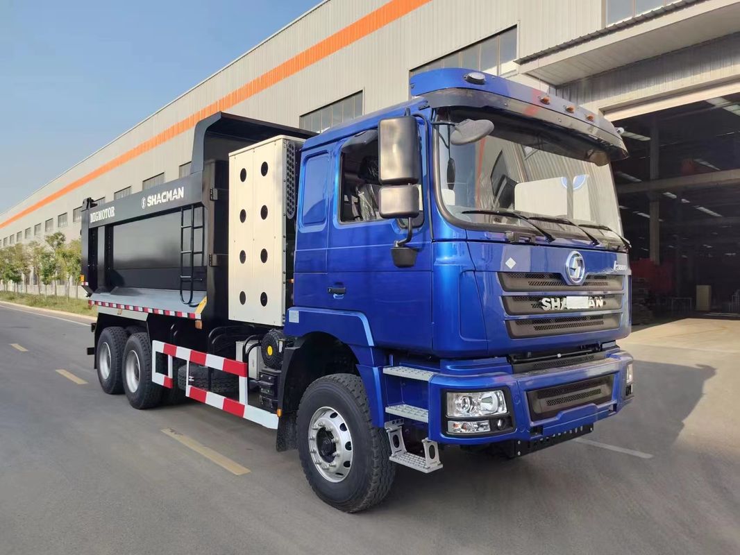 SHACMAN CNG Dump Truck F3000 6x4 380 EuroV Μπλε