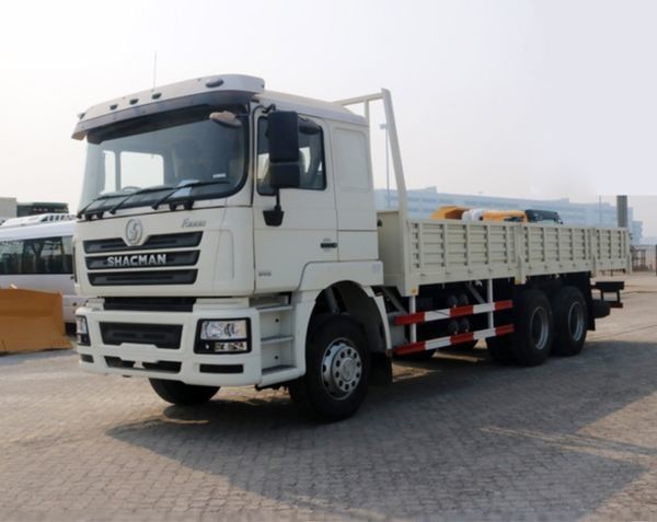 Οχήμα φορτηγού SHACMAN F3000 6x4 340HP Euro II Λευκό φορτηγό 10 τροχών