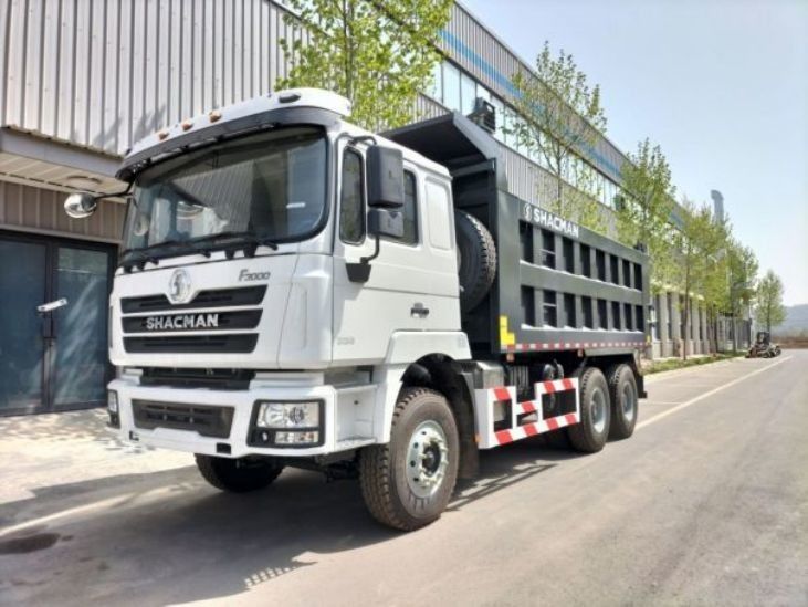 Γκρι Νέο βαρύ φορτίο SHACMAN F3000 Dump Truck 6x4 420 Euro II