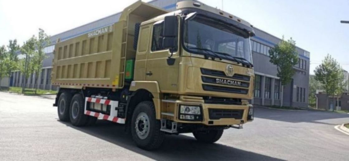 10 ελαστικά Ντάμπερ SHACMAN F3000 Τρακ 6x4 375 EuroV Gold WEICHAI Ντίζελ κινητήρας