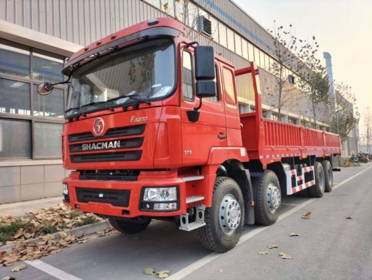 Τανκ καυσίμου 400L φορτηγό φορτηγό SHACMAN F3000 8x4 φορτηγό 375HP Neon Red