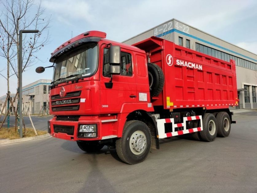 SHACMAN F3000 Τρακ 6x4 WP10.380Hp EuroII Κόκκινο 10 ελαστικά με 5175mm
