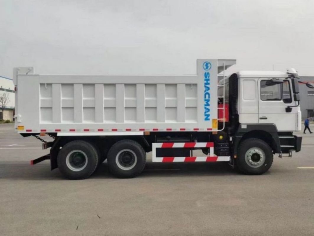 Νέο βαρύ φορτίο 10 τροχών SHACMAN Dump Truck F3000 6x4 340HP Euro II λευκό