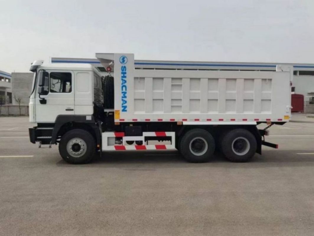 Νέο βαρύ φορτίο 10 τροχών SHACMAN Dump Truck F3000 6x4 340HP Euro II λευκό