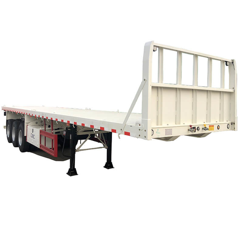 CMCC 3 άξονες 40 τόνους 40ft επεκτάσιμη επίπεδη έλικα για πώληση