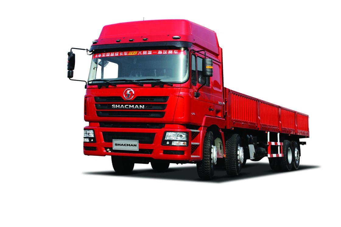 SHACMAN F3000 φορτηγό 8x4 430hp Κόκκινο φορτηγό φορτηγό για σύνθετη μεταφορά