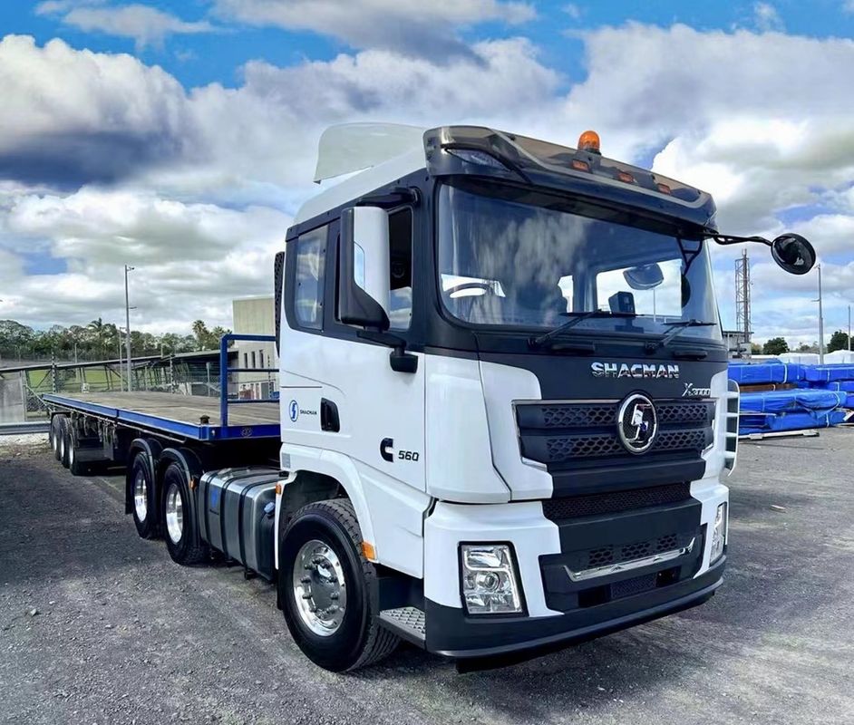 400L SHACMAN X3000 φορτηγό ελκυστήρα 430HP EuroII λευκό 6x4 ελκυστήρα