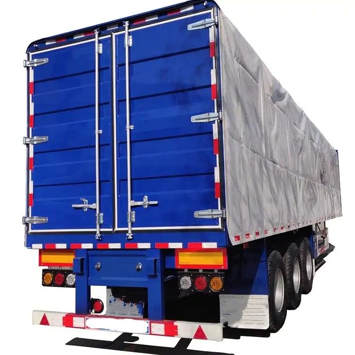 CIMC Side Curtain Semi-Trailer 3 άξονων τύπου φορτηγού, οδοντοκινητήρα για τη μεταφορά φορτίου σε παλέτες