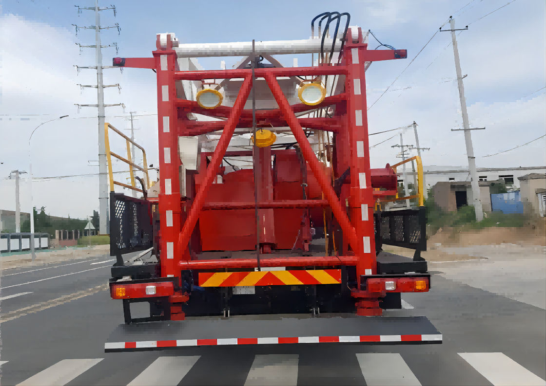SHACMAN H3000 Αεροσκάφος 6x4 380HP EuroII Λευκό 50Ton πετρελαϊκή πλατφόρμα Μετακινούμενα φορτηγά