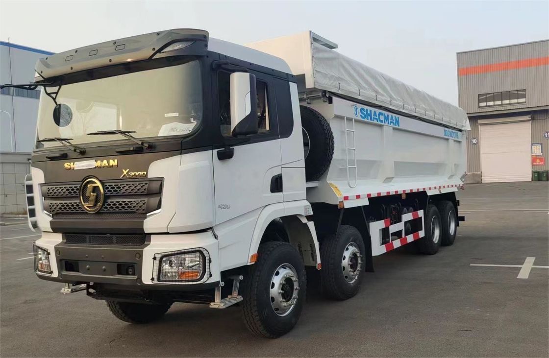 SHACMAN 8x4 440HP EuroV βαρύ φορτηγό σκουπιδιών λευκό 20 - 30 τόνων