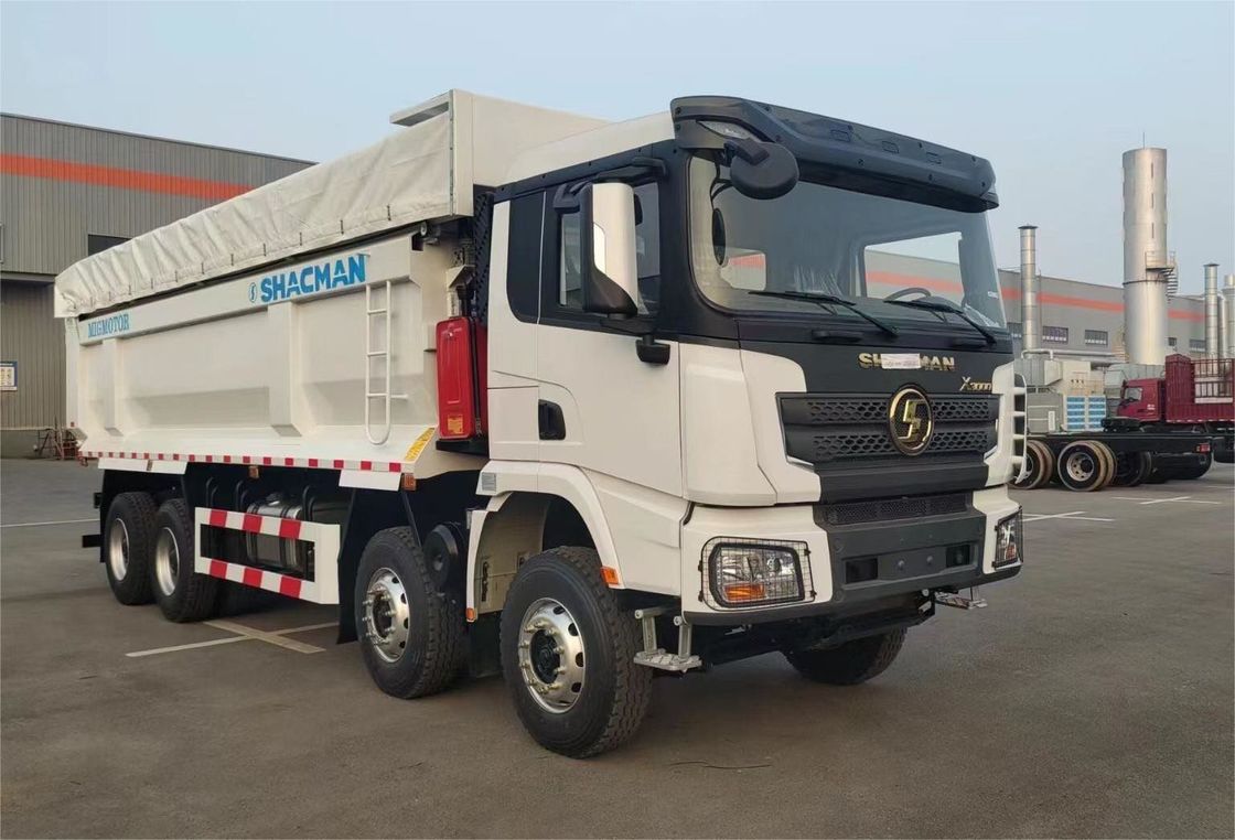 SHACMAN 8x4 440HP EuroV βαρύ φορτηγό σκουπιδιών λευκό 20 - 30 τόνων