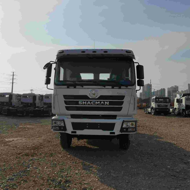 Κόκκινος SHACMAN F3000 375HP Euro V 6 τροχών έλκυσης κεφαλή 4x2 WEICHAI κινητήρα