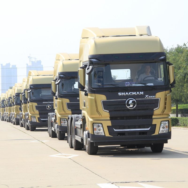 Τελεφερίκι Shacman X3000 430HP 6x4 Τρακτέρ Τρακτέρ Κεφαλάκι WEICHAI Μηχανή προς πώληση