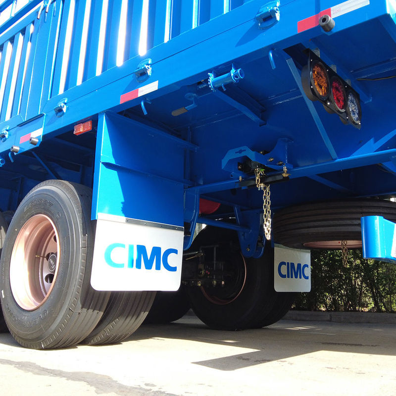 CIMC 3 άξονες φορτηγό φράχτη φορτίο 60 τόνων ημιπροωθητήρα με κοντέινερ στροφή κλειδαριά