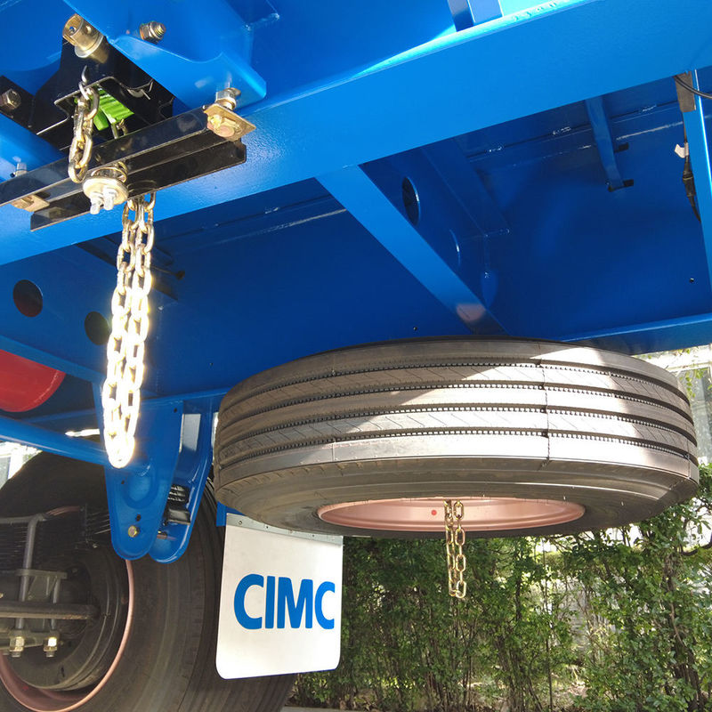 CIMC 3 άξονες φορτηγό φράχτη φορτίο 60 τόνων ημιπροωθητήρα με κοντέινερ στροφή κλειδαριά
