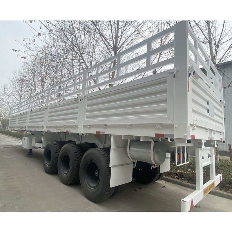 CIMC 3 / 4 Άξονες Φράχτης Semi Trailers 60 70 Τόνους Φράχτη φορτηγά φορτηγά SHACMAN