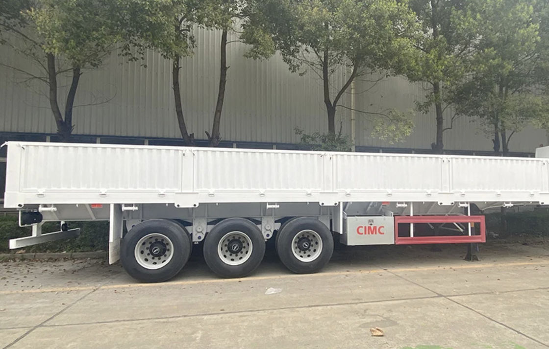 CIMC 3 / 4 Άξονες Φράχτης Semi Trailers 60 70 Τόνους Φράχτη φορτηγά φορτηγά SHACMAN