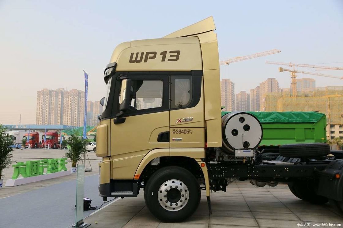 LNG 480HP SHACMAN X3000 6x4 Τρακτέρ EuroV Λευκό Τρακτέρ
