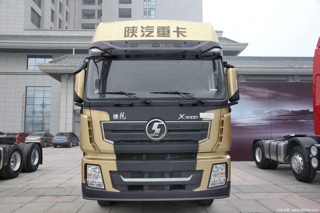 LNG 480HP SHACMAN X3000 6x4 Τρακτέρ EuroV Λευκό Τρακτέρ